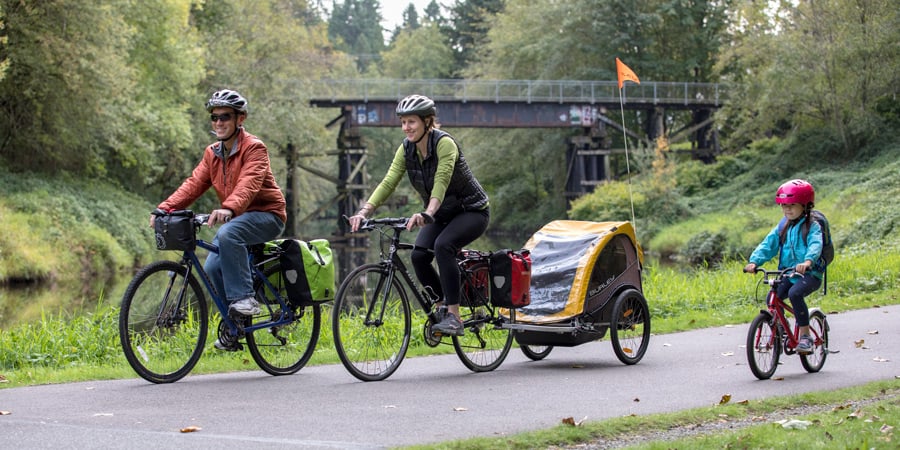 cycling with kids